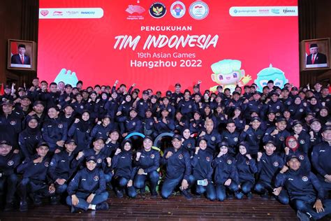 Kontingen Asian Games 2022 Hangzhou Dikukuhkan Menpora Dito