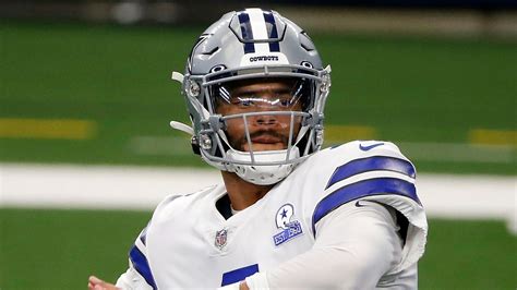 Dallas Cowboys quarterback Dak Prescott participates in OTAs as he ...