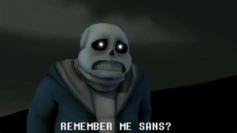 Sfm Undertale Remember Me Sans Youtube