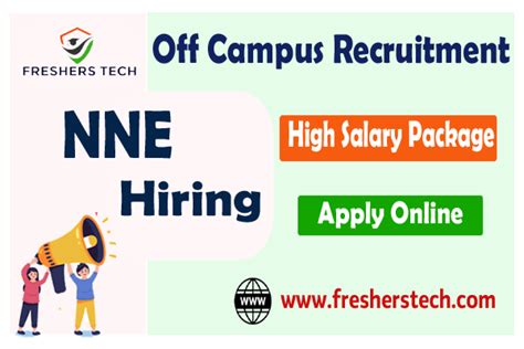 Nne Off Campus Recruitment Drive For Trainee Engineer Apply Now