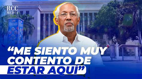 MINISTRO DE EDUCACIÓN ÁNGEL HERNÁNDEZ DESMIENTE RENUNCIA DEL MINISTERIO