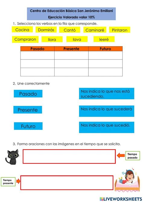 El Verbo Online Exercise For Segundo Grado Artofit