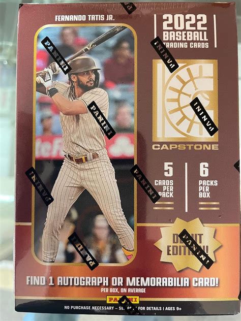 Amazon Panini Capstone Baseball Blaster Box Cards Per Pack