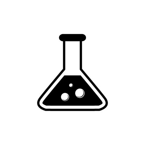 Flask Erlenmeyer Icon Vector Design Template Vector Art At