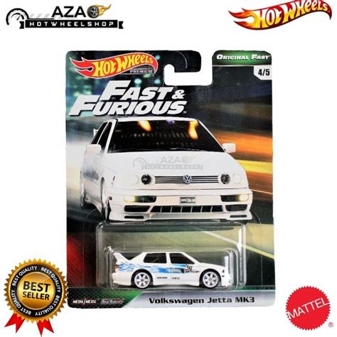 Hot Wheels Edición Rápido Y Furioso Volkswagen Jetta Mk3 Shopee México