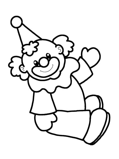 Coloriage Petit Clown T L Charger Et Imprimer Gratuit Sur