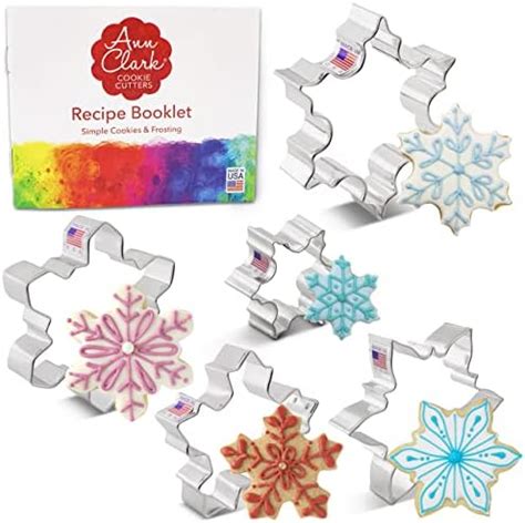 Ann Clark Ausstechformen Set Schneeflocken Eiskristal F R Weihnachten