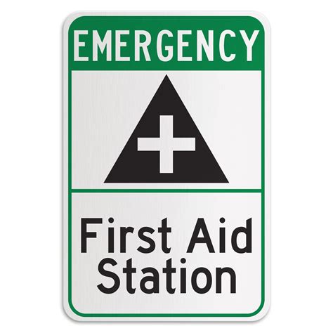 Emergency First Aid Station American Sign Company