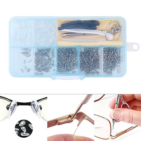 Eyeglasses Repair Tool Kit Sunglasses Eye Glass Spectacles Screws Nut