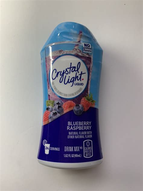 Crystal Light Blueberry Raspberry Liquid Drink Mix 162oz Bottle 24