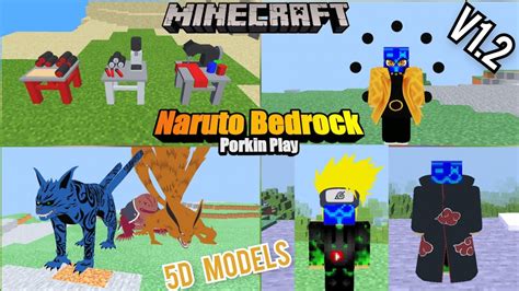 Naruto Bedrock V12 Addonmod In Minecraft Pebedrock 116 For Android