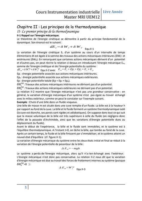 Solution Chapitre Ii Les Principes De La Thermodynamique Studypool