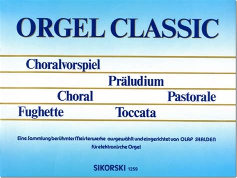 Orgel Classic, Bladmuziek, simple - Boeijenga Music