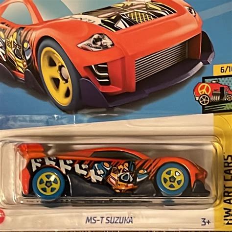 Mattel Toys Hw Art Cars Mst Suzuka Hot Wheels Poshmark