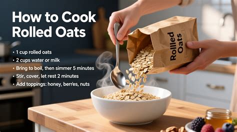 cook rolled oats perfectly   minutes