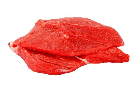 Fresh Raw Beef Meat Isolated On White Stock Photo Image Of Fillet