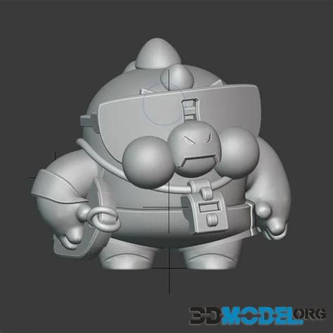 3D Model Brawl Stars Buzz Printable STL