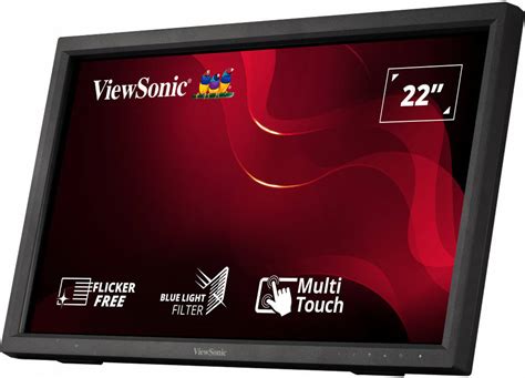 ViewSonic TD2223 IR Touch Monitor 22 TN FHD Touchscreen Display 75Hz