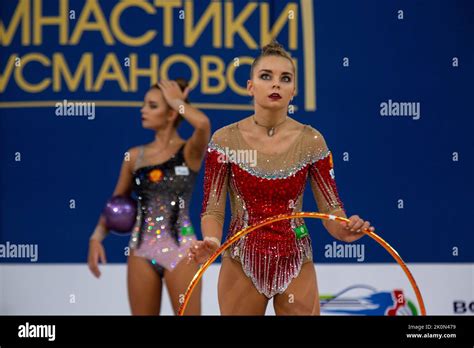 Moscow Russia 12th Of September 2022 Dina Averina With A Ball And