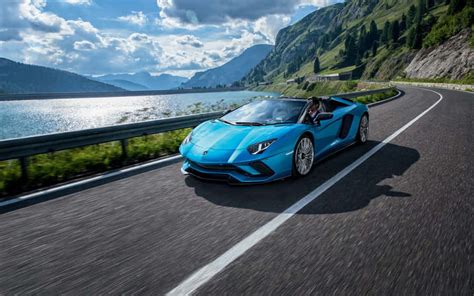 100 Sfondi Blu Lamborghini Aventador Wallpapers