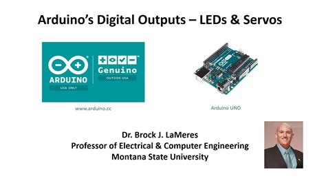 Using Arduinos Digital Outputs Leds And Servos Youtube