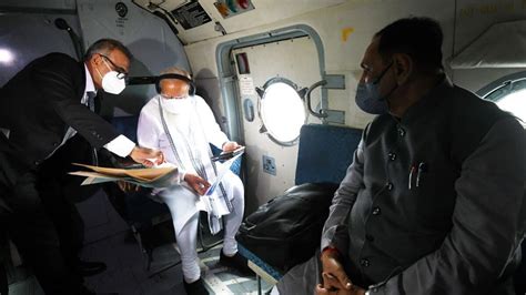 Pm Modi Undertakes Aerial Survey Of Cyclone Tauktae Hit Areas In Guj