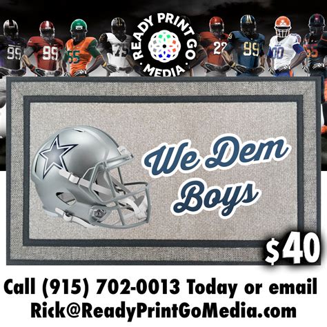 We Dem Boys Door Mat El Paso Tx Ready Print Go Media