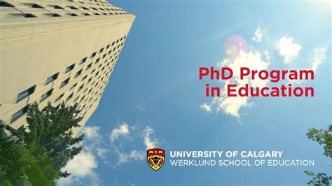 Phd Program In Education Youtube