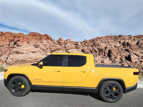 Rivian Road Trip First Stop Red Rock Las Vegas Next Stop Death