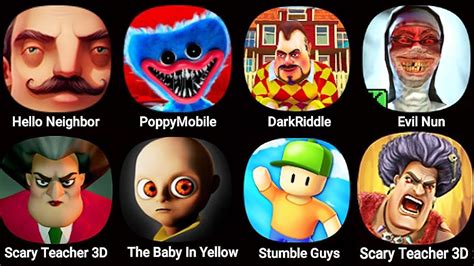 Dark Riddle Giant Rush The Baby In Yellow Scary Teacher 3D Angry