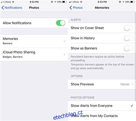 Jak Vypnout Upozorn N Na Vzpom Nky Ve Fotk Ch Na Ios Etechblog Cz