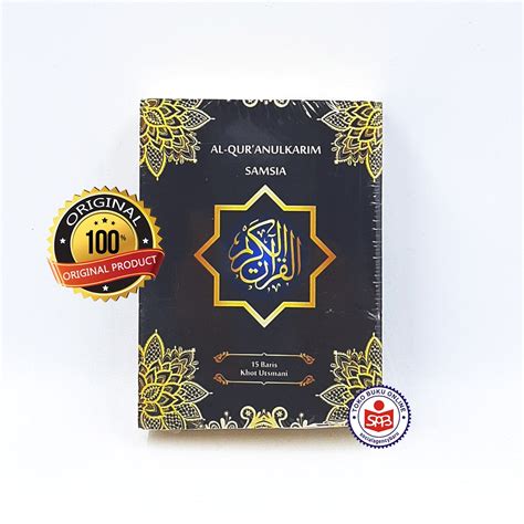 Jual Al Quran Samsia Saku Ukuran A Shopee Indonesia