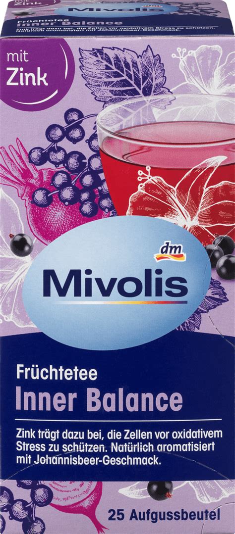 Mivolis Herbata Inner Balance Z Cynkiem O Smaku Porzeczkowym 25 X 2 G