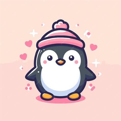 Premium Vector Cute Penguin Cartoon Icon Illustration