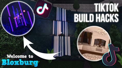 Trying Bloxburg Tiktok Build Hacks Wvoice Youtube