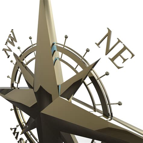 Compass Rose 3d Model 36 3ds C4d Fbx Obj Max Free3d