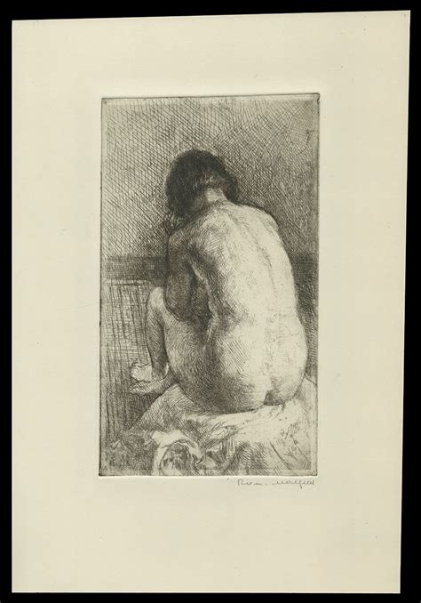 Buy An Etching Of A Naked Lady From The Etcher Romain Malfliet