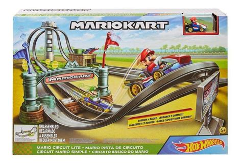 Pista Hot Wheels Mario Kart Circuito De Corridas R Em Mercado Livre