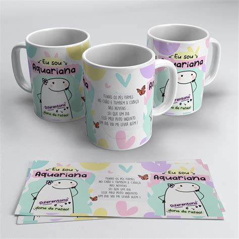 Caneca Flork Signos Peixes Ries Aqu Rio Sagit Rio Capric Rnio