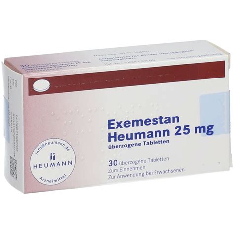 Exemestan Heumann 25 Mg 30 St Mit Dem E Rezept Kaufen Shop Apotheke