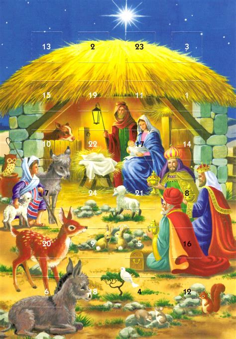 Nativity Scene Christmas Cards