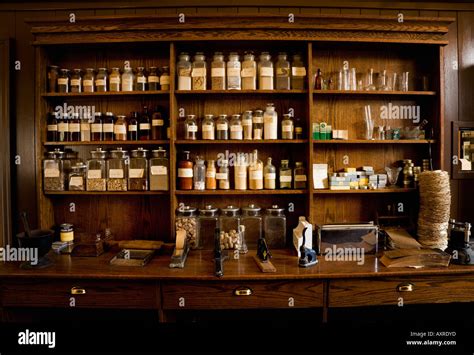 Old Fashioned Pharmacy Stock Photo Alamy