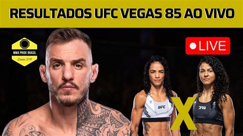 RESULTADOS UFC VEGAS 85 AO VIVO RENATO MOICANO EM AÇÃO VIVIANE