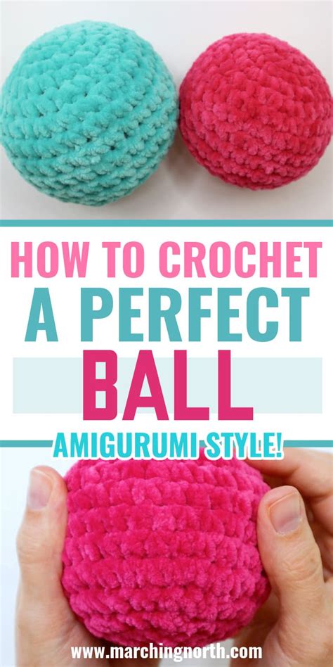 How To Crochet An Amigurumi Ball Easy Free Pattern Marching North