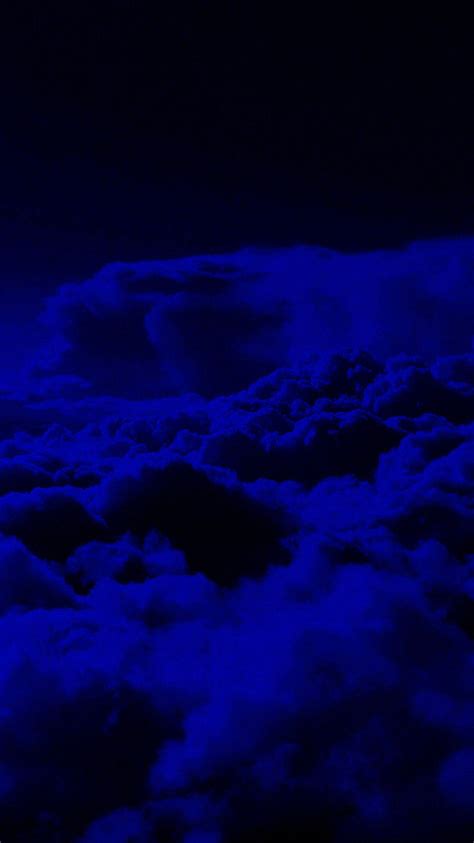 Dark Blue Clouds Wallpaper