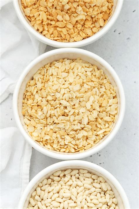 Rice Crispy Cereal In Bowl