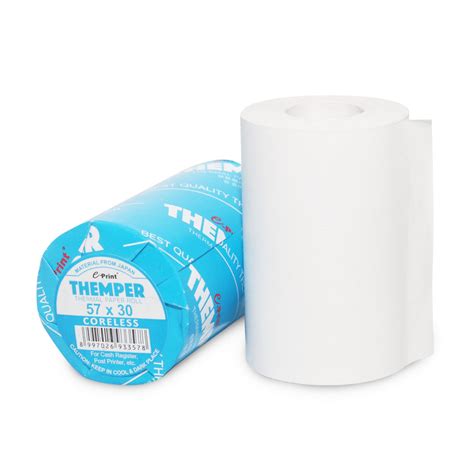 Kertas Thermal Paper Struk Kasir Ukuran 57x30 Coreless Themper E Print Lazada Indonesia