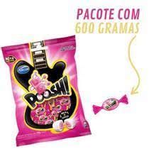 Bala Chiclete Poosh Tutti Frutti Arcor G Unidades Bala De