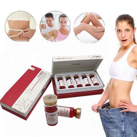 The Red Lipolysis Solution Fat Dissolving Injections Kybella Ml Vial