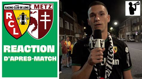 REACTION D APRES MATCH LENS METZ RCL FCM 0 1 MICRO SOP AVEC